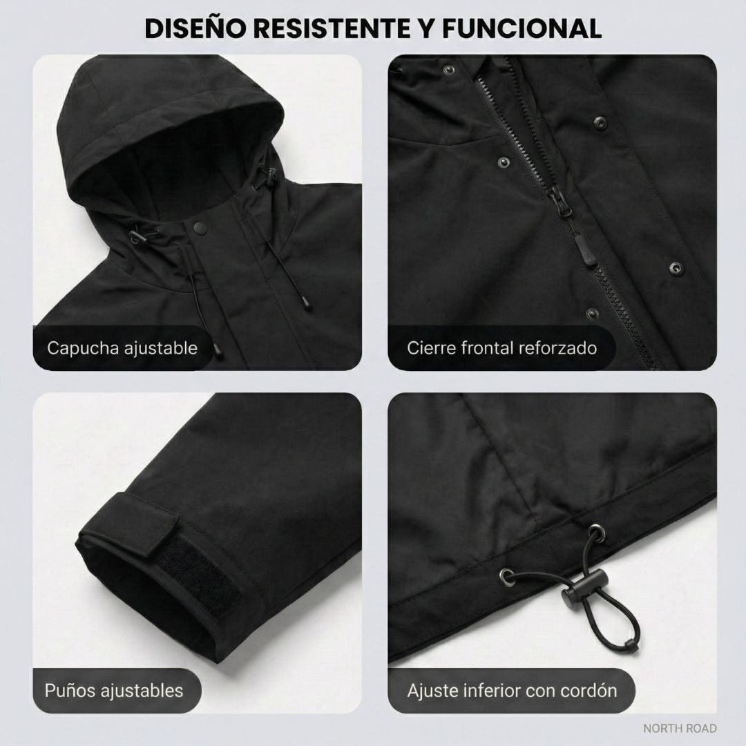 Chaqueta para Hombre Rompevientos Diseño Resistente y Super Funcional